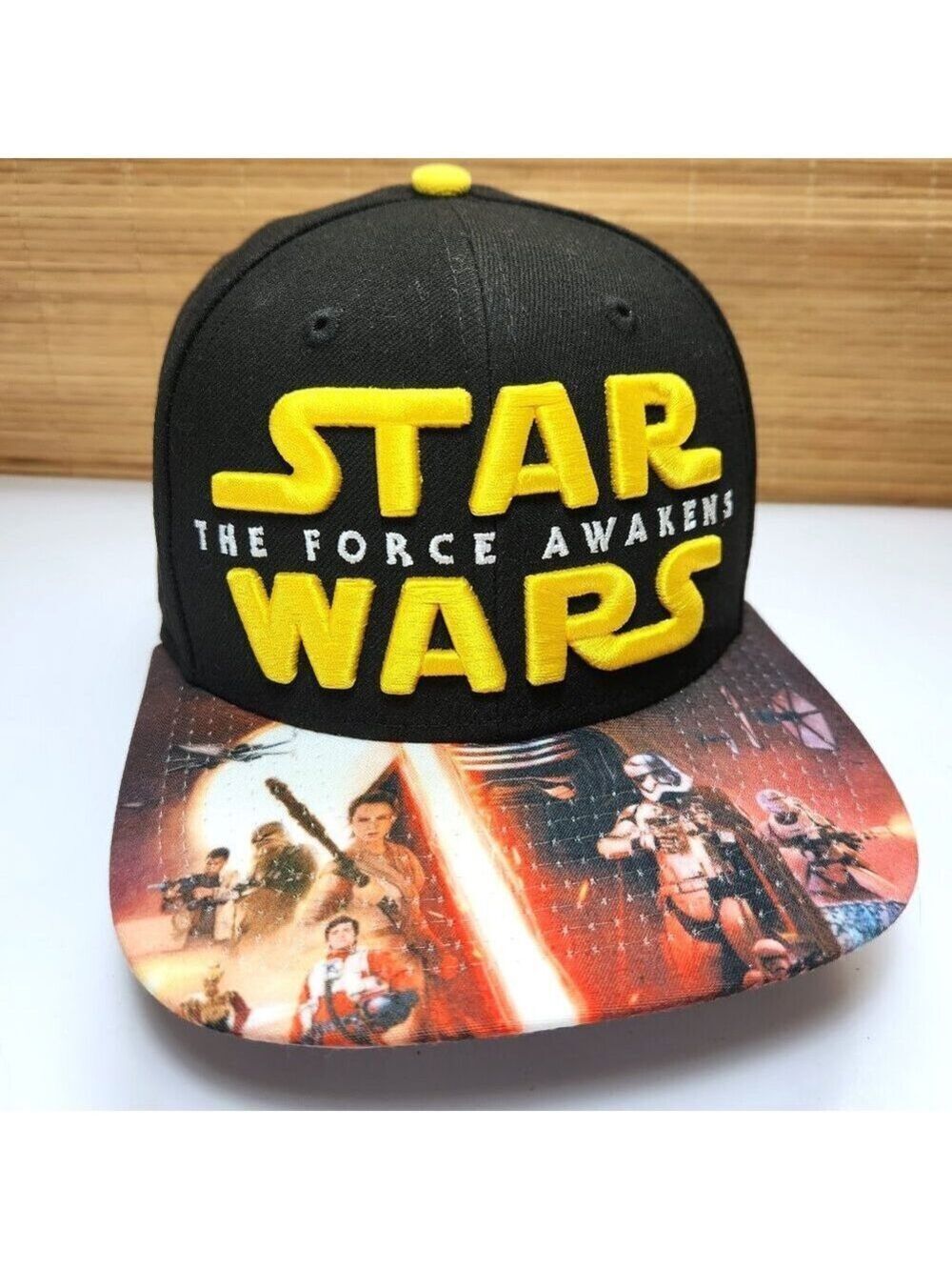 Star Wars Baseball Cap Hat The Force Awakens Embroidered with Graphics Like New